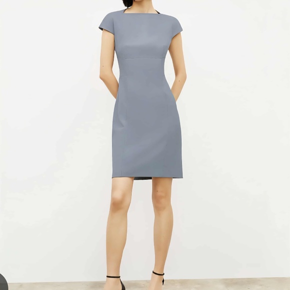 M.M. Lafleur NWT Office Siren Corpcore Berry Red Cap Sleeve Ashley Dress US 8 - Picture 5 of 8